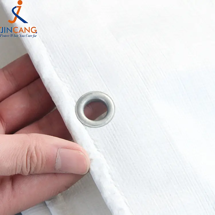 140 گرم Tarpaulin PE سفید
