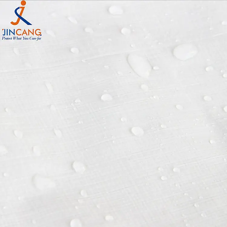 140 گرم Tarpaulin PE سفید