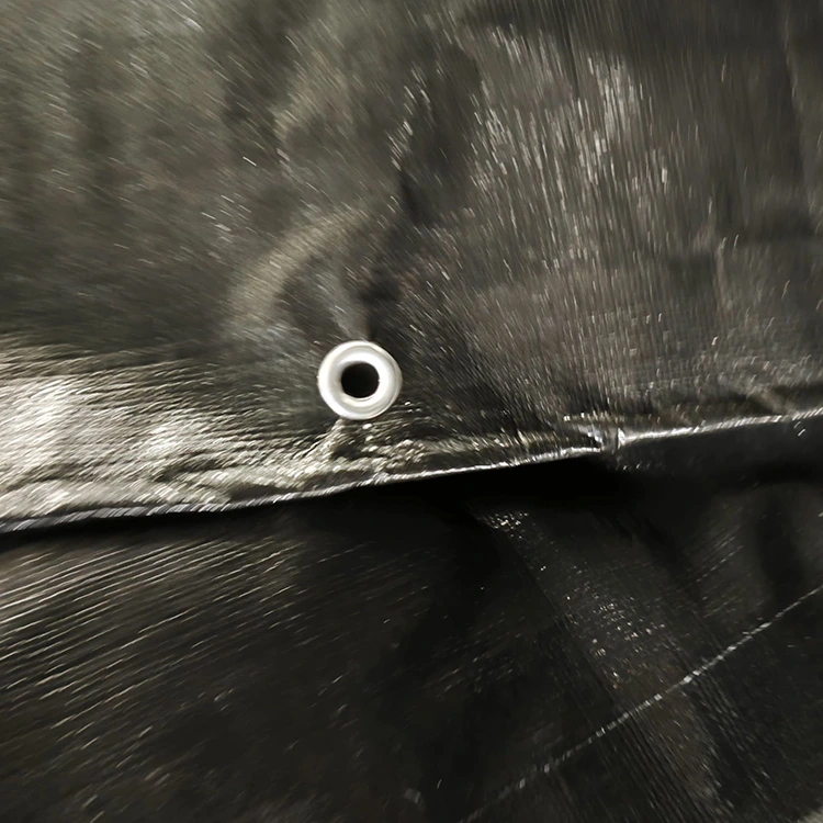 سیاه 200GM PE Tarpaulin
