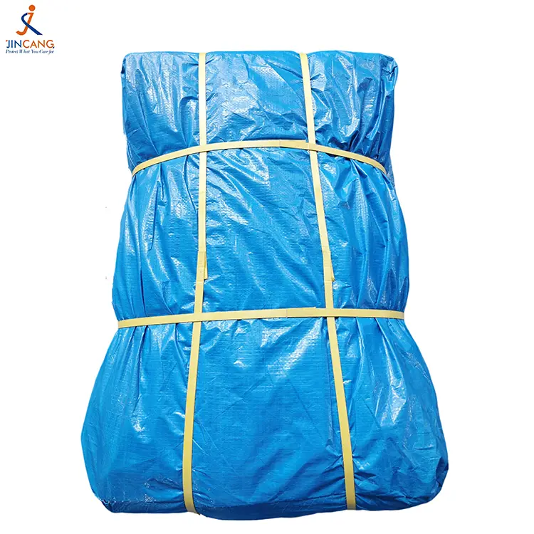 آبی رنگ 150 گرم PE Tarpaulin