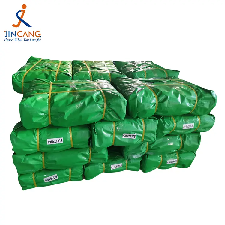 Grass Green 300 GSM Virgin PE Tarpaulin
